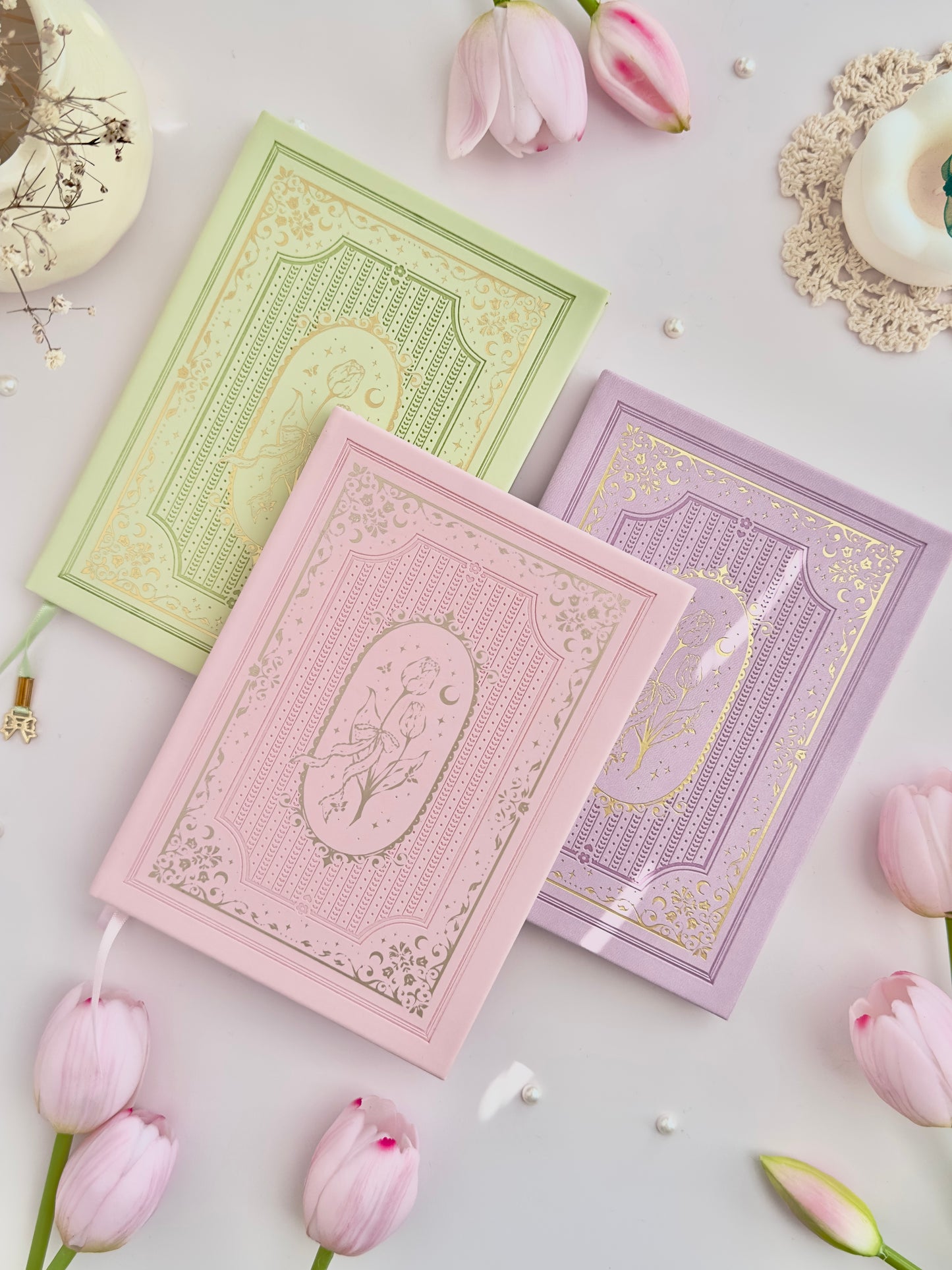 TRP | B6 | tulip spell book - rapunzel (dotted, grid)
