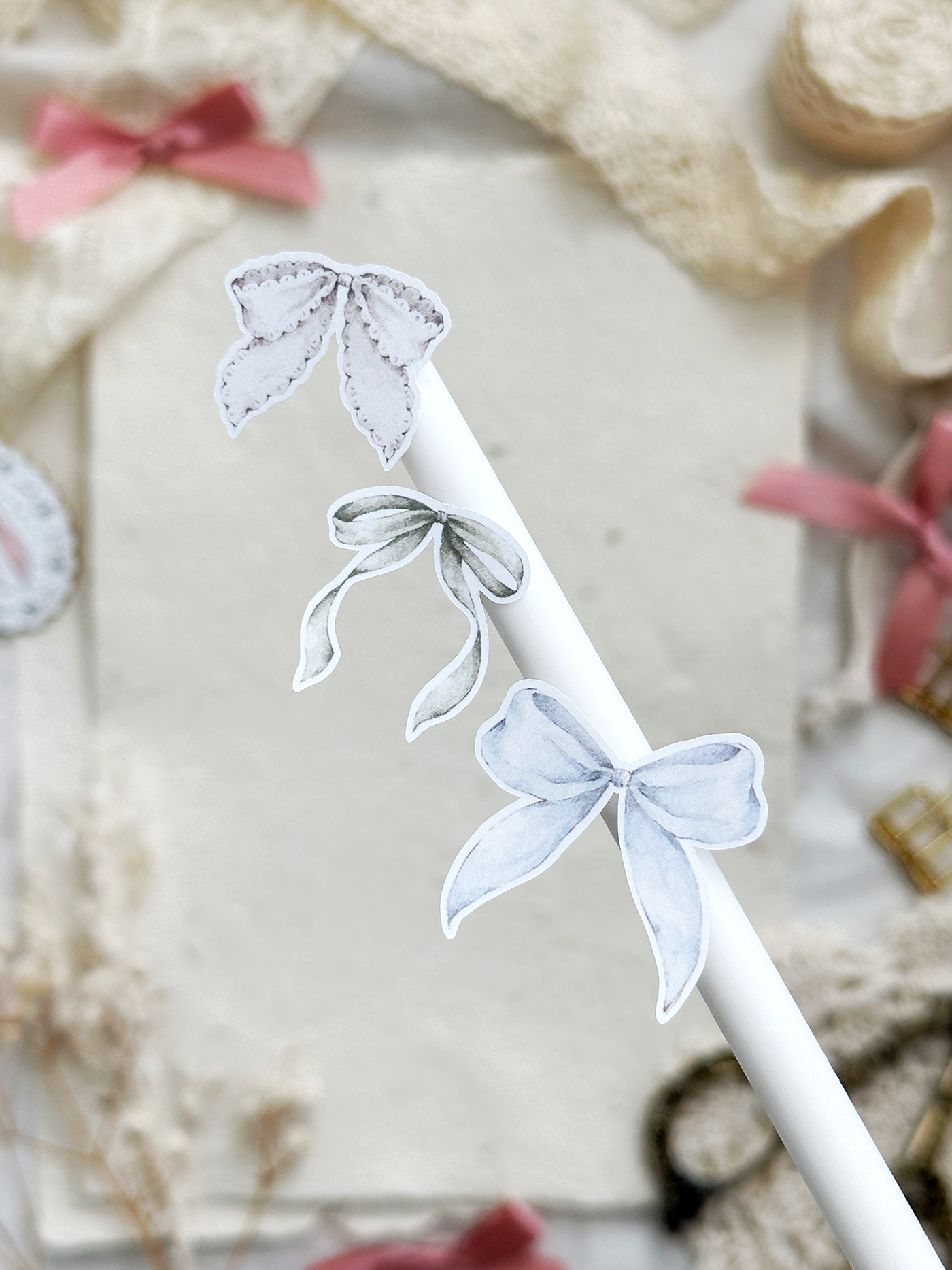 whimsical bows mini & large sticker sheets
