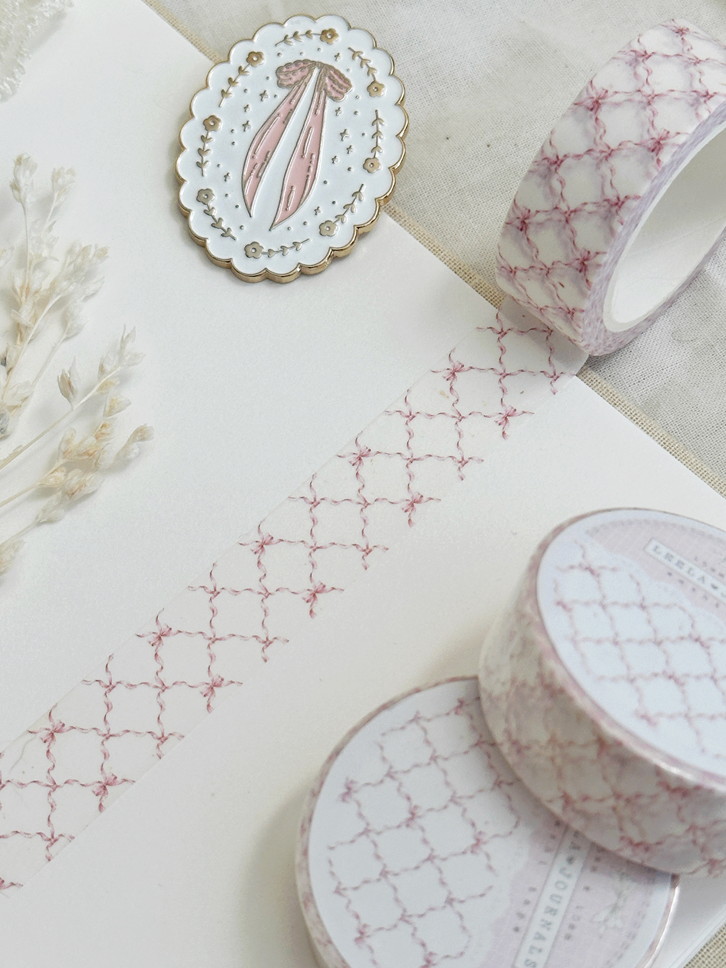 coquette bow trellis washi tape