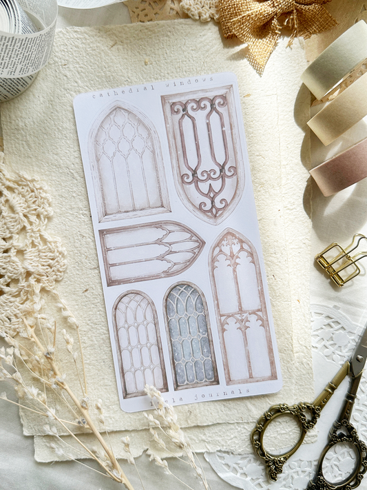 cathedral window stickers