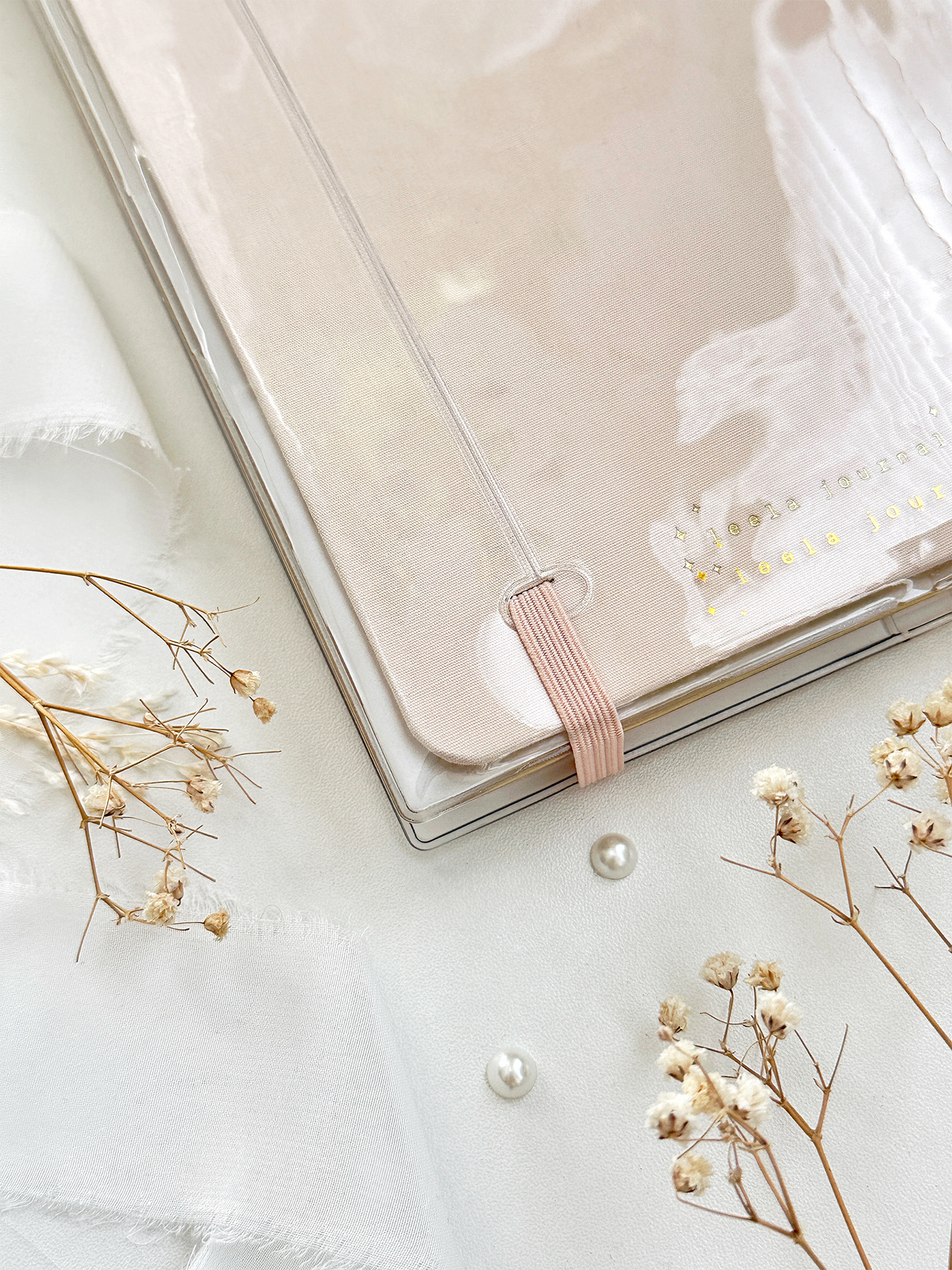 TN | clear jelly notebook cover
