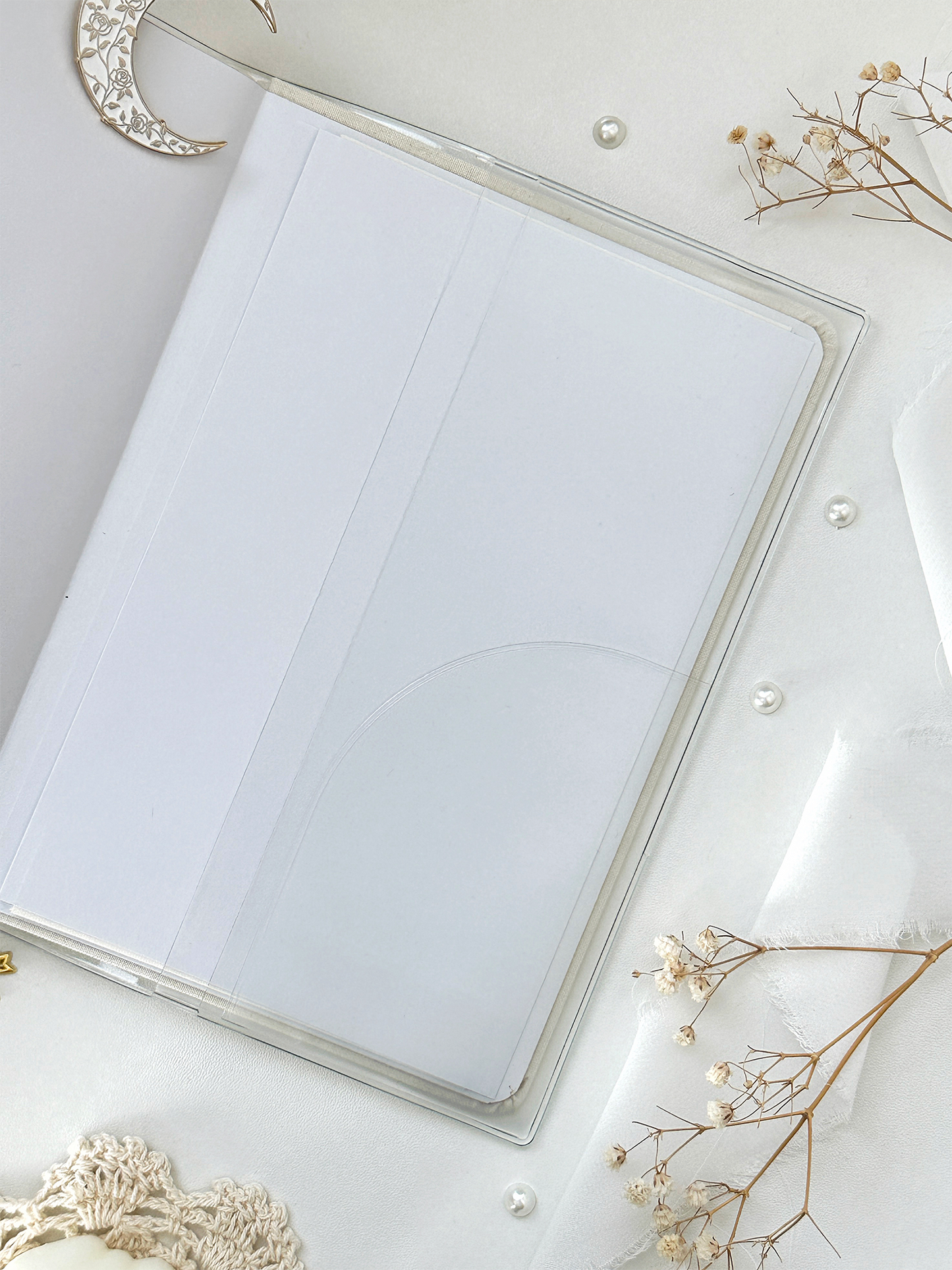 TN | clear jelly notebook cover