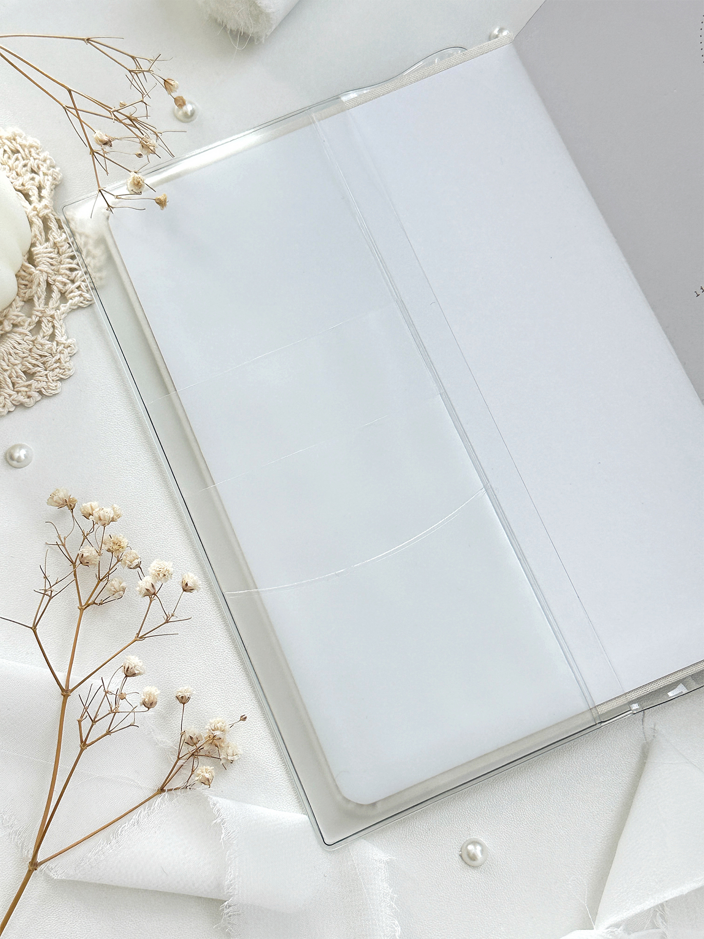 TN | clear jelly notebook cover