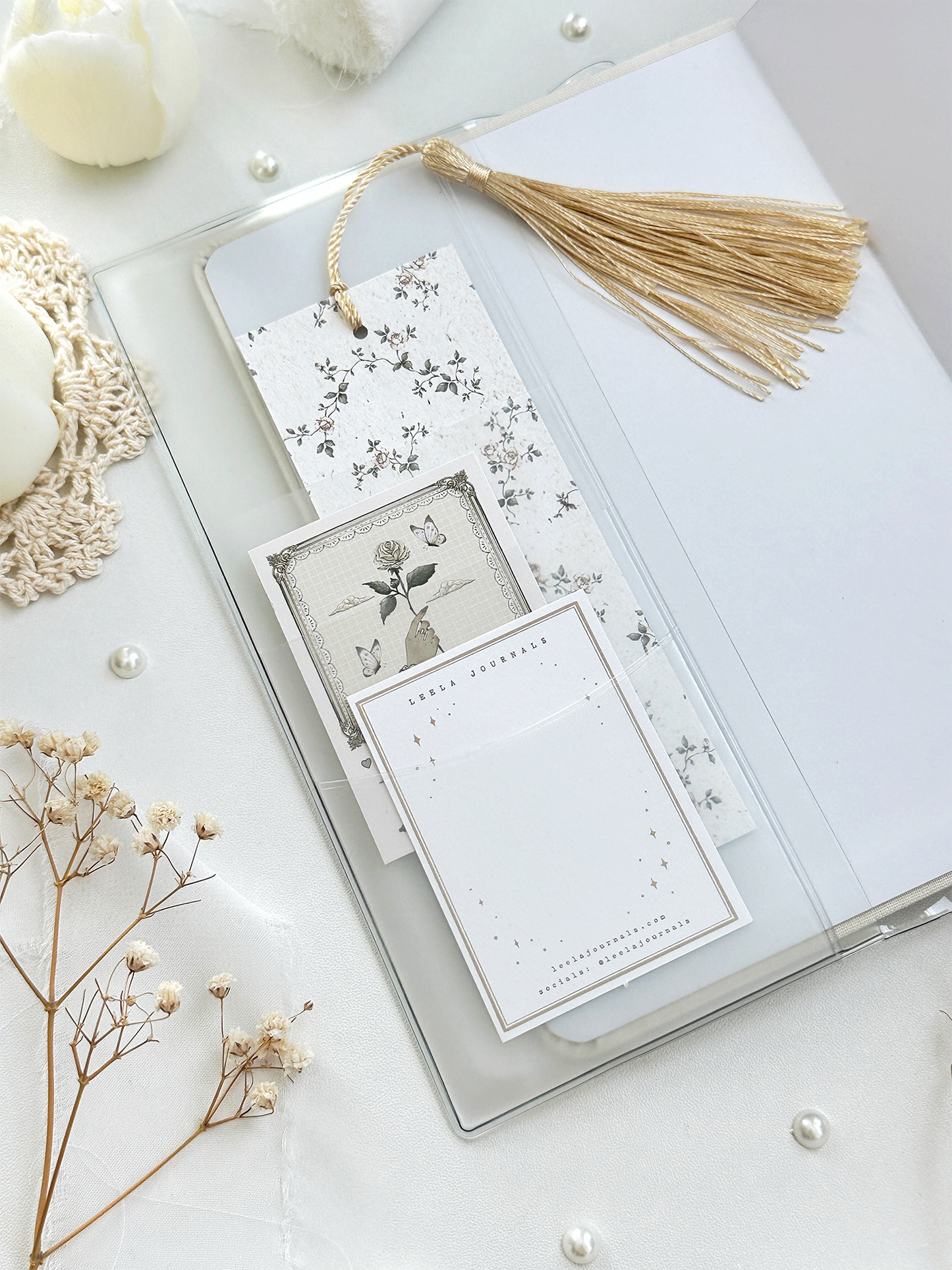 TN | clear jelly notebook cover