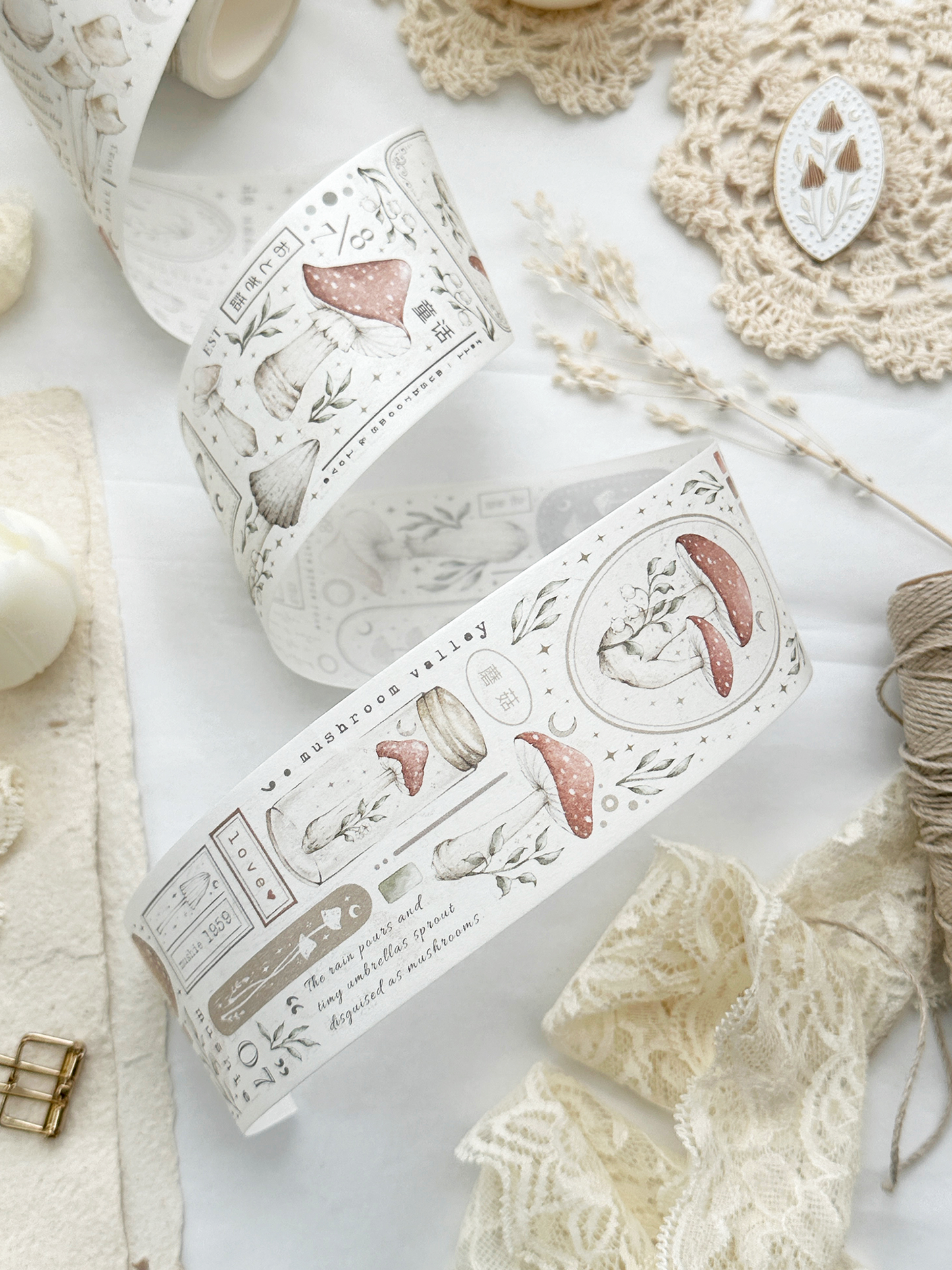 fungi fairytale pet & washi tape