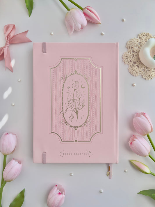 160 gsm | B5 | tulip spell book - aurora (dotted, lined)