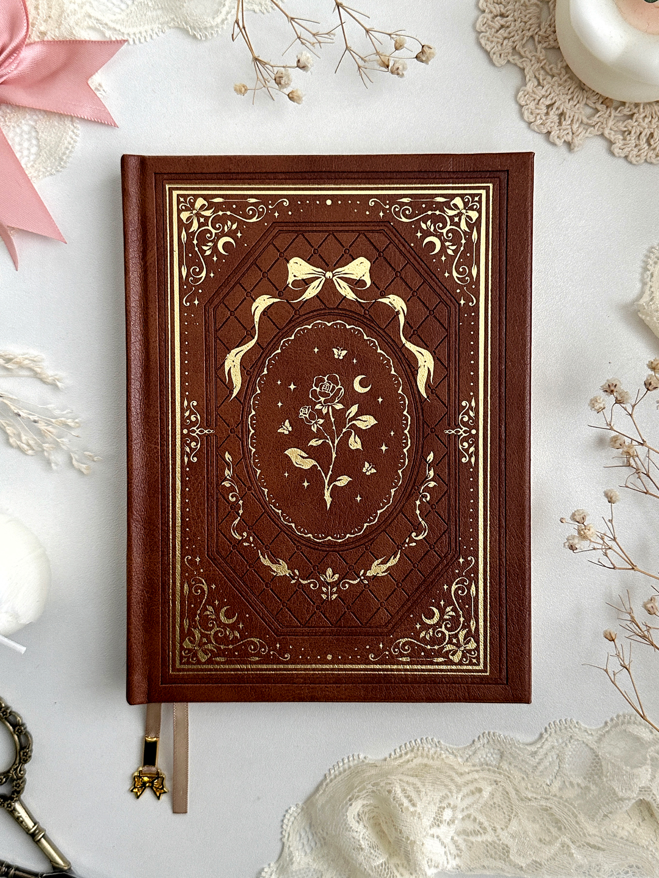 160 gsm | B6 | rose spell book (dot, grid)