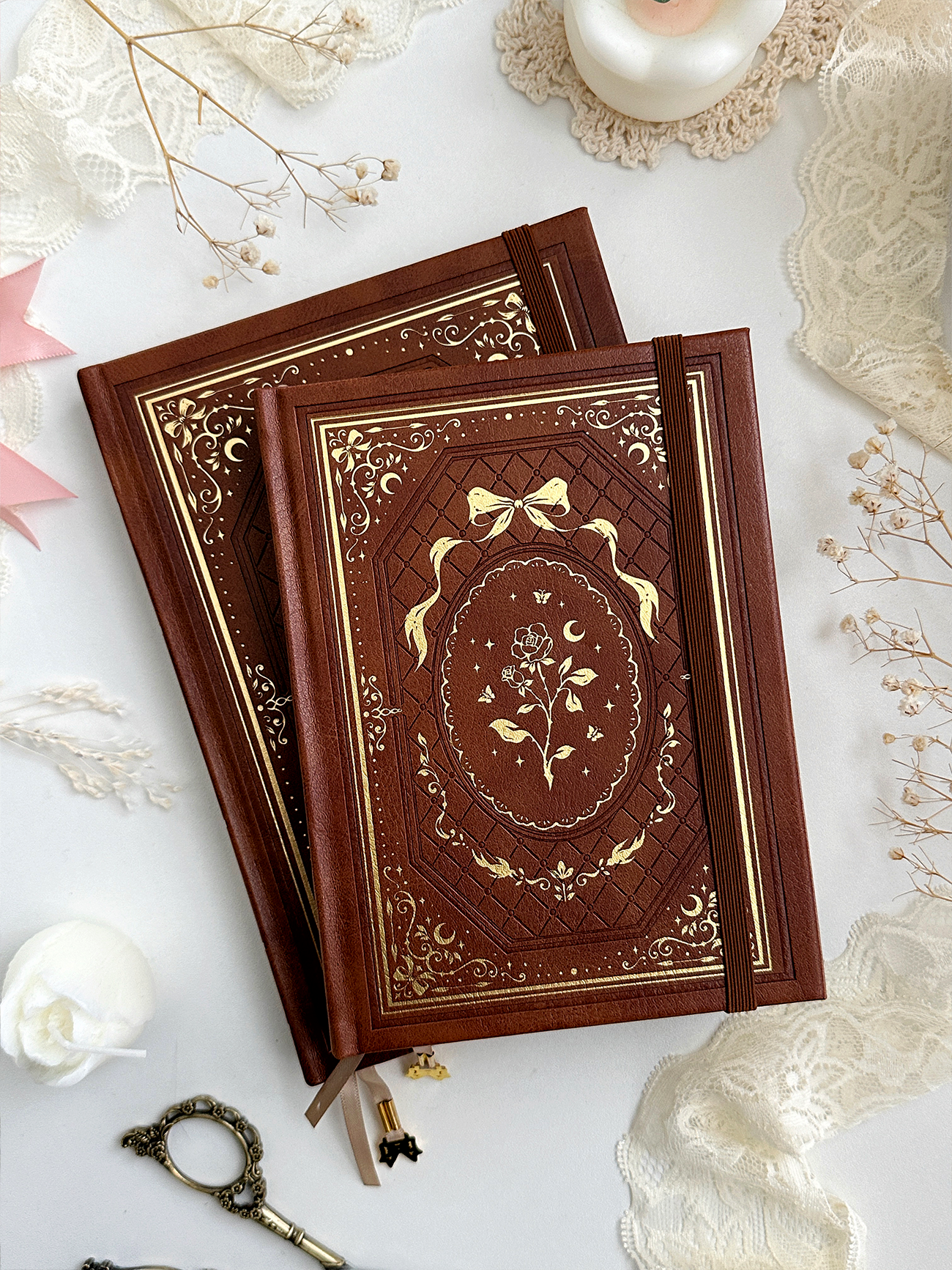 160 gsm | B6 | rose spell book (dot, grid)
