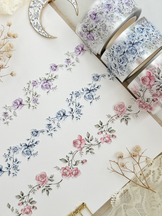 rose vine die cut washi tape