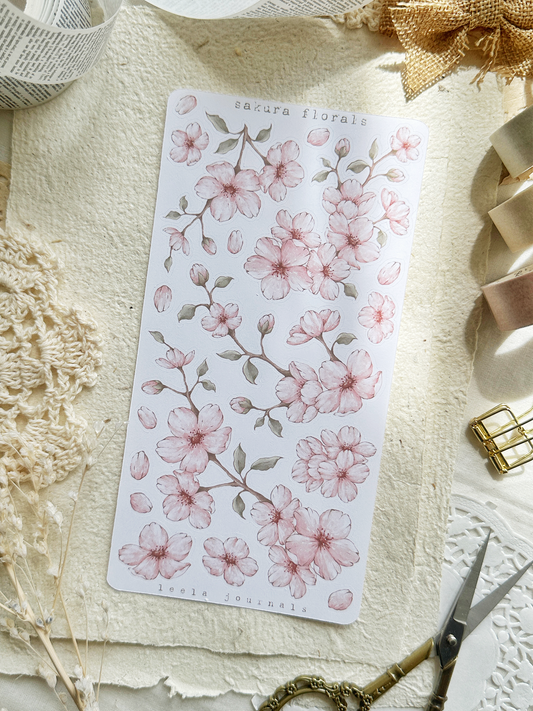 cherry blossom stickers