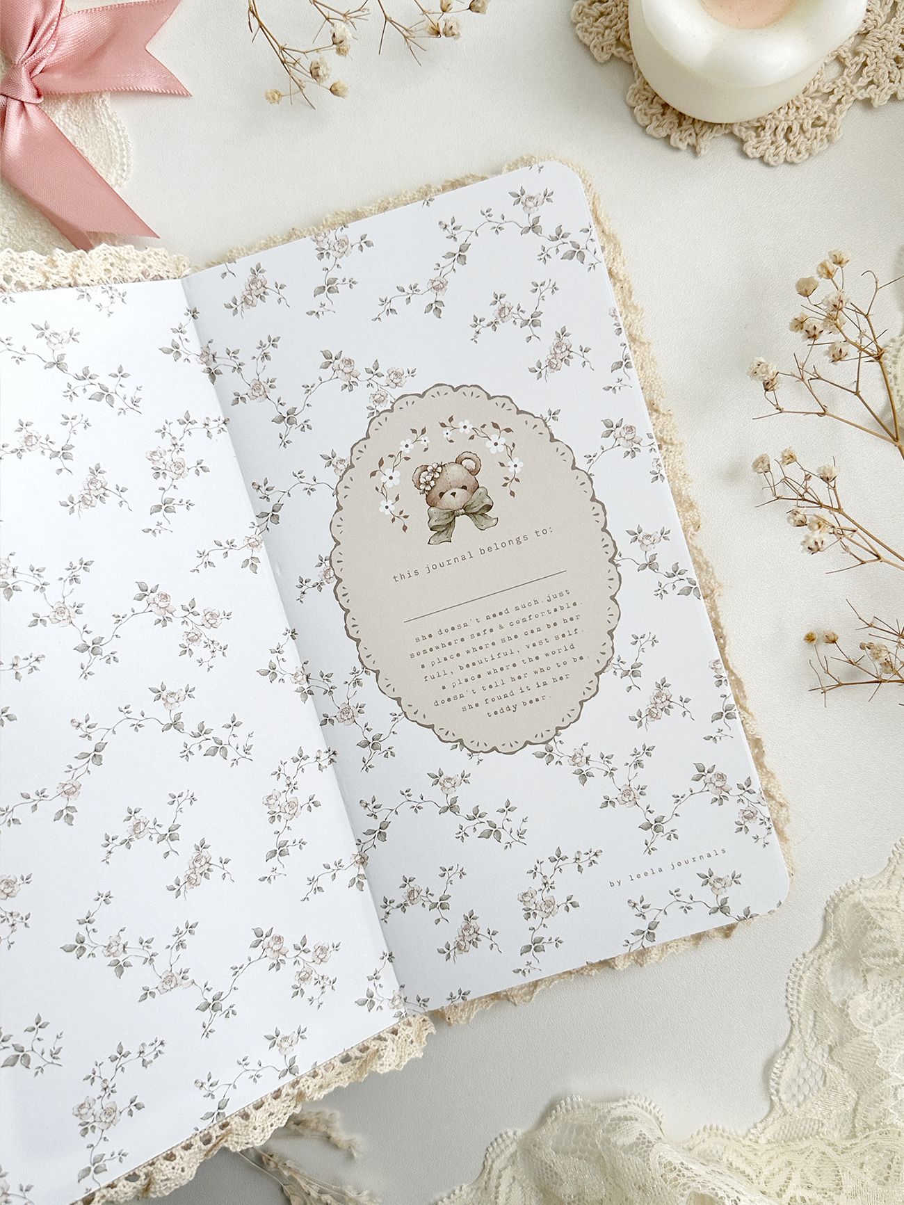 160 gsm | TN | teddy bear notebook (dot, grid)