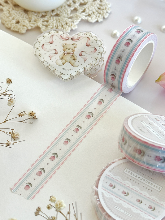 tulip lace wallpaper washi tape