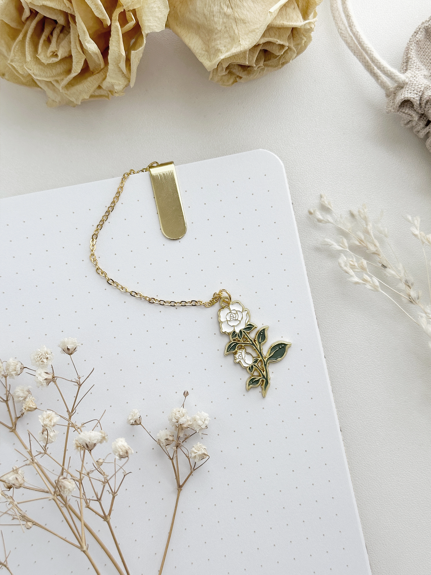 120 gsm | A5 | rose & lace notebook (dotted)