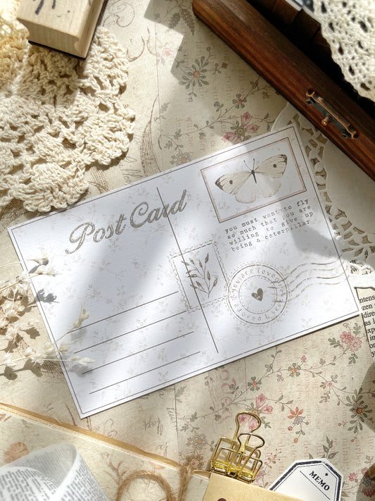 butterfly postcard 4x6