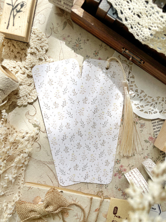 *retiring* pink floral bookmark