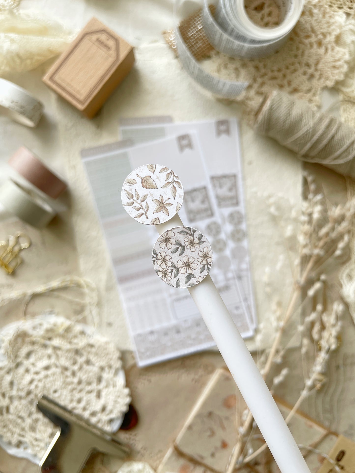 fall journaling kit sticker sheet - 1pc