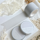 pale grayish blue grid washi tape