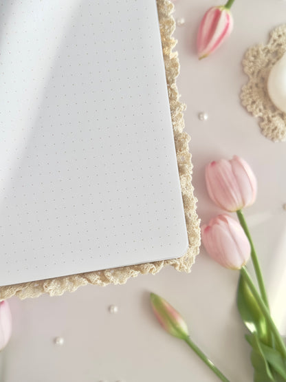 160 gsm | B6 | cherry cake notebook (dotted, grid)