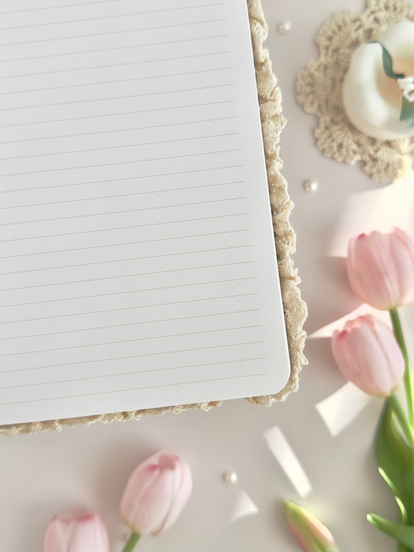 160 gsm | A5 | tulip spell book - aurora (dotted, lined)