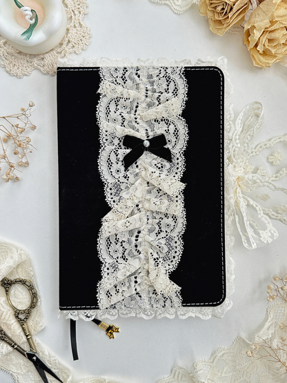 160 gsm | A5 | black lolita notebook (dot, grid)