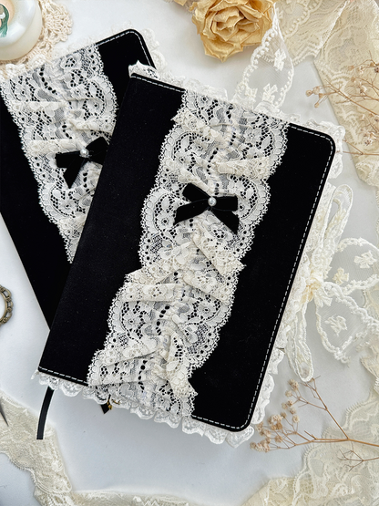 160 gsm | A5 | black lolita notebook (dot, grid)