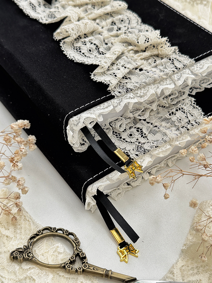 160 gsm | A5 | black lolita notebook (dot, grid)