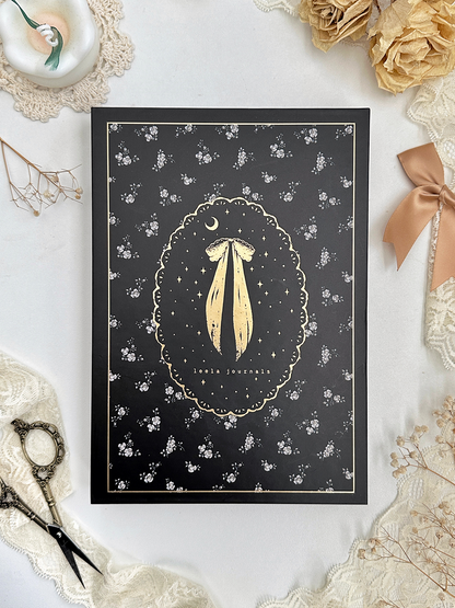 160 gsm | A5 | black lolita notebook (dot, grid)