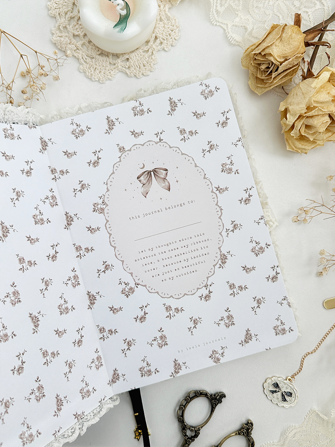 160 gsm | A5 | black lolita notebook (dot, grid) – leela journals