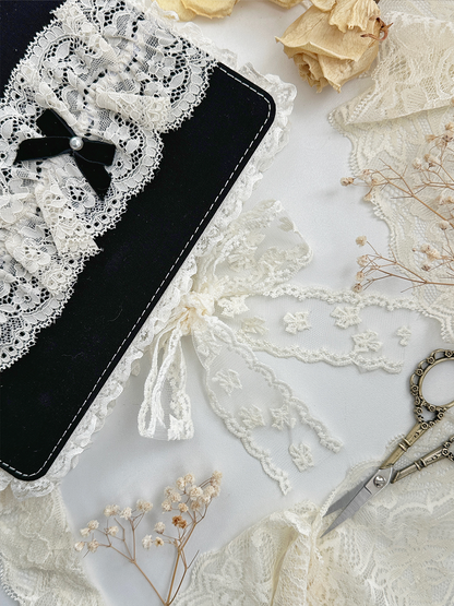 160 gsm | A5 | black lolita notebook (dot, grid)