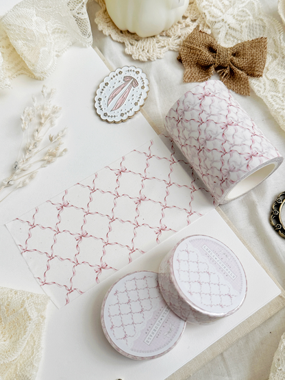 coquette bow trellis washi tape