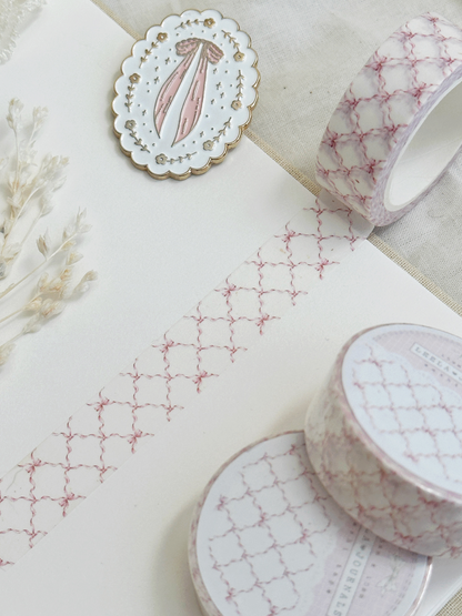 coquette bow trellis washi tape