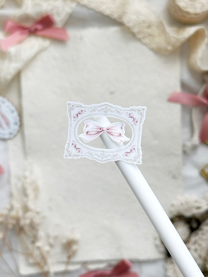 princess bows & frames sticker sheets - 3pc set