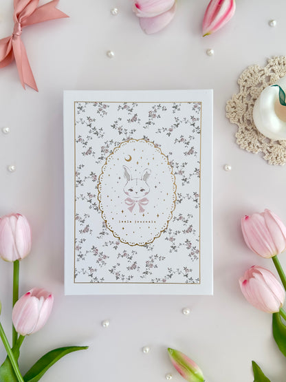 160 gsm | B6 | bunny notebook (dotted, grid)