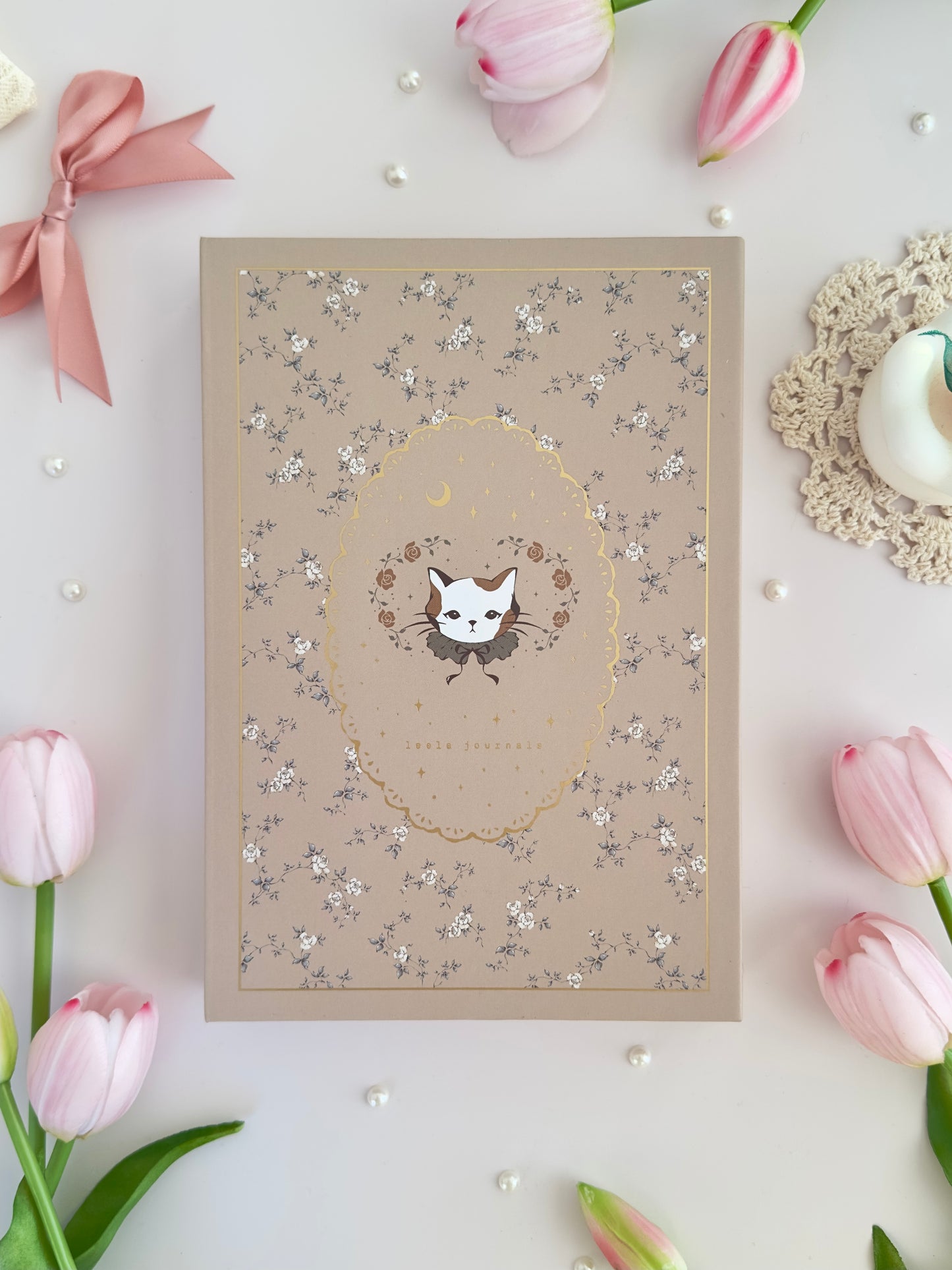 TRP | A5 | calico cat notebook (grid)