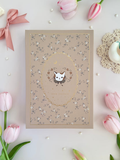 160 gsm | A5 | calico cat notebook (dotted, lined)