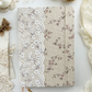 160 gsm | A5 | B5 | rose & lace notebook
