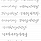 x11 calligraphy hand lettering practice sheets  | digital download