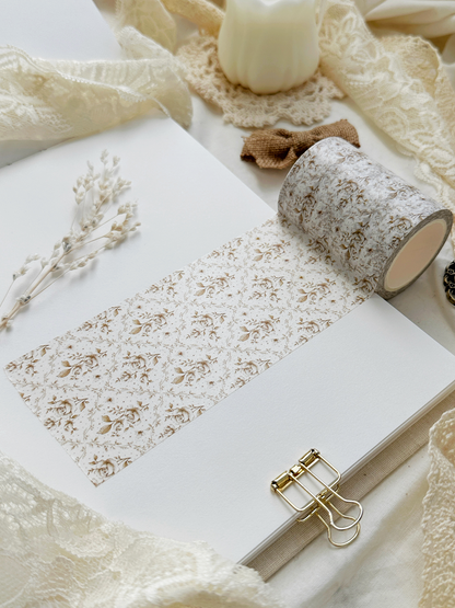 ivory rose trellis washi tape