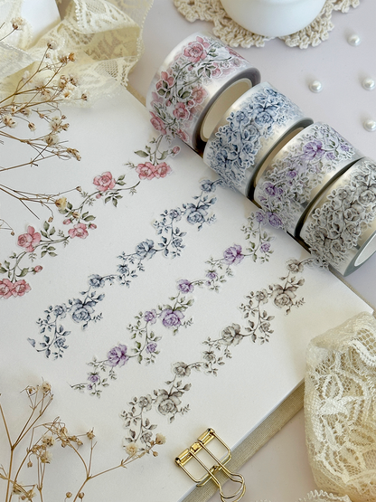rose vine die cut washi tape