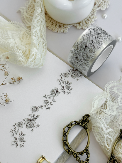 rose vine die cut washi tape