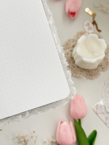 160 gsm | A6 | princess diaries baby notebook (dot, grid)