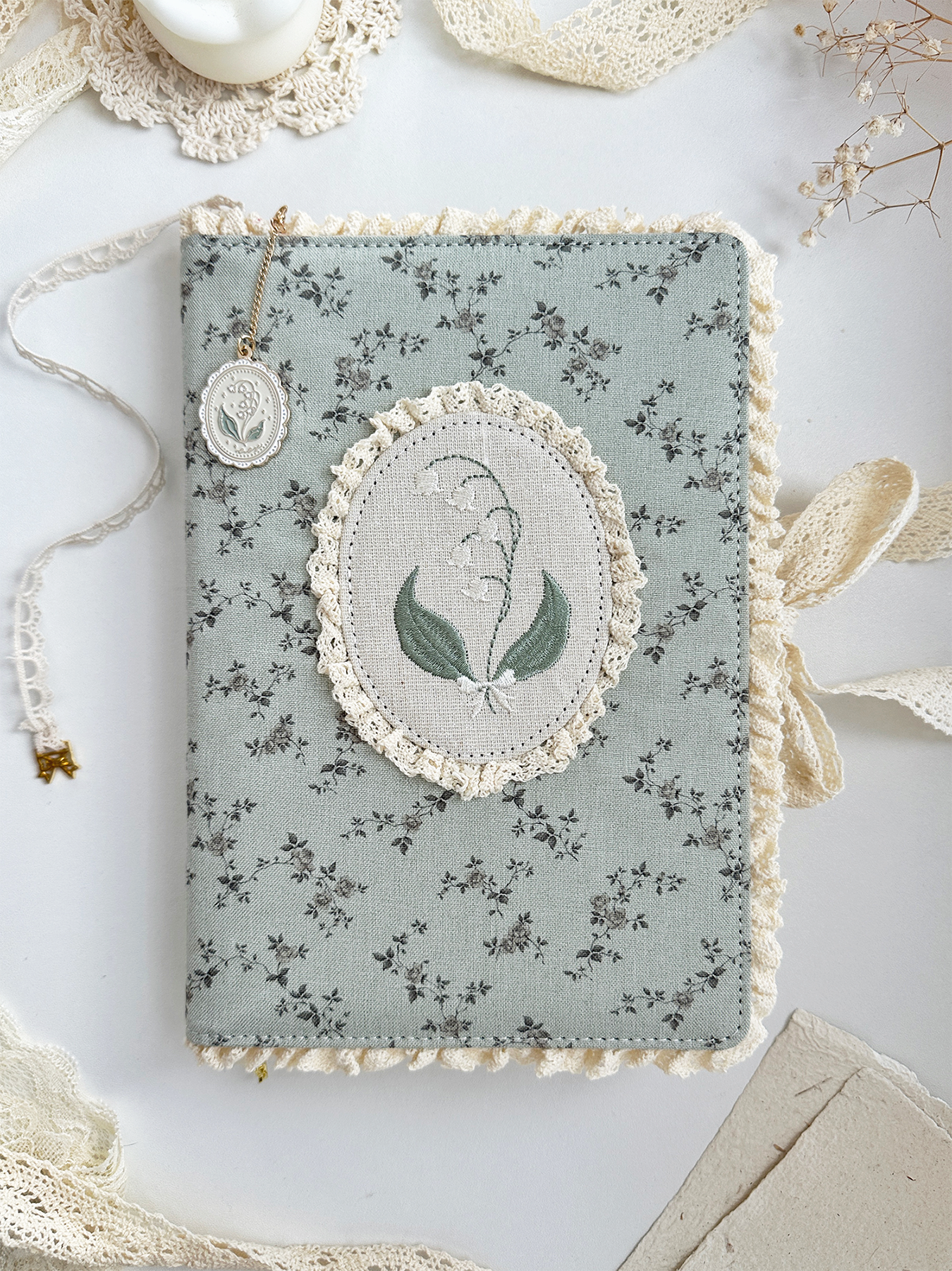 lily of the valley notebook cover