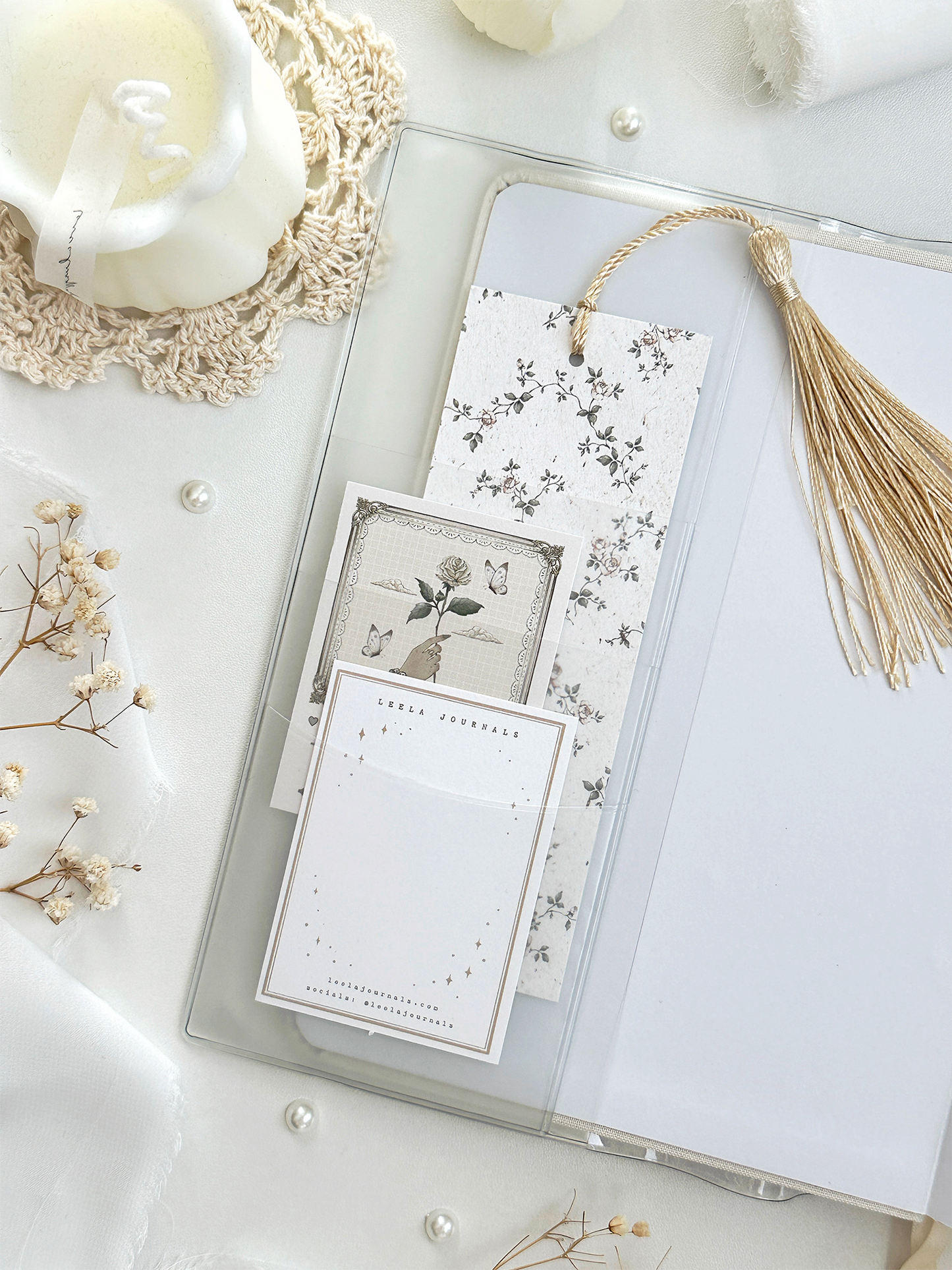 TN | clear jelly notebook cover
