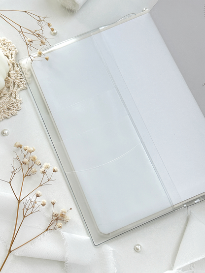 A5 | clear jelly notebook cover