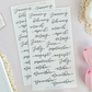 monthly & weekly headers 2 sticker sheet - 3pc set