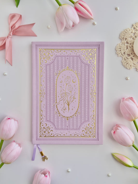 TRP | A5 | tulip spell book - rapunzel (grid)