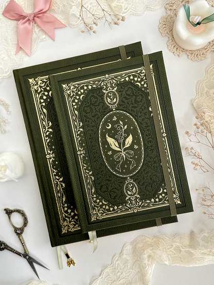 160 gsm | B5 | lily of the valley spell book (dotted)