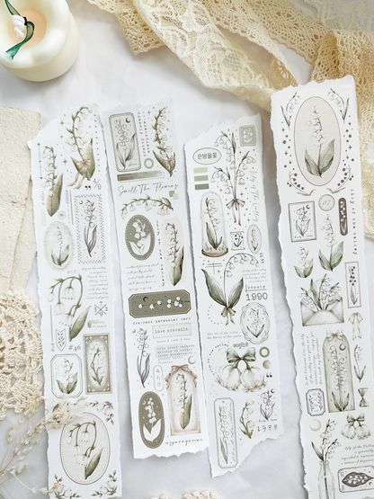 lily of the valley pet & washi tape
