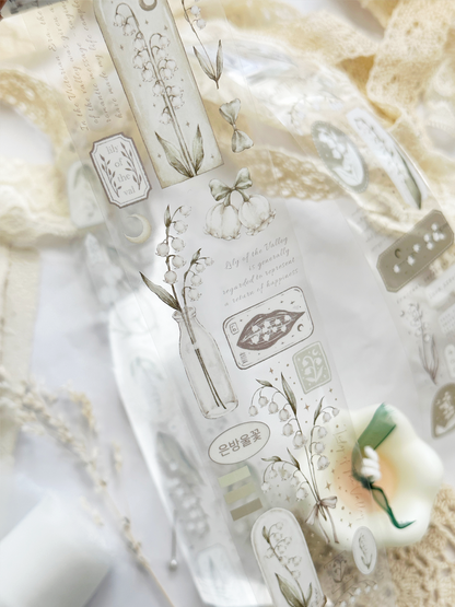 lily of the valley pet & washi tape