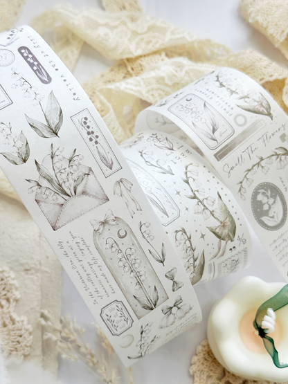 lily of the valley pet & washi tape
